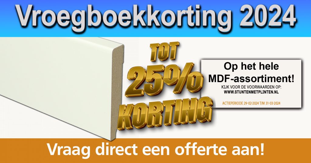 vroegboekkorting