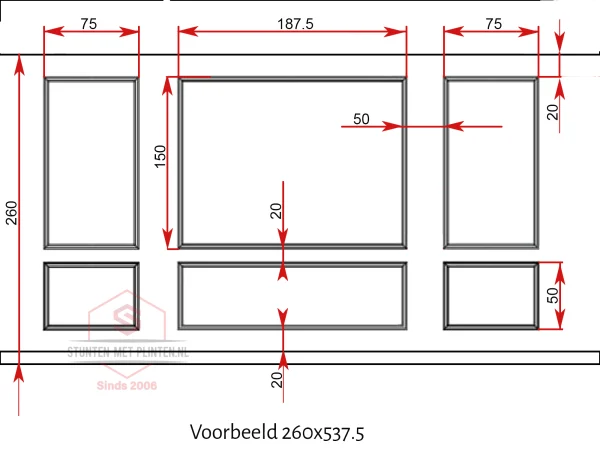 Voorbeeld maten