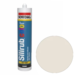 Soudal Siliconenkit RAL 9001 crème wit