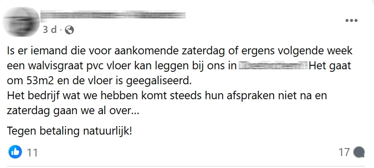 Afspraken niet nakomen