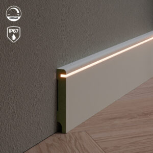 Gladde FM led plint