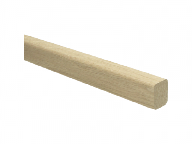 Trapleuning eiken onbehandeld plat